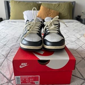 Nike Dunk Low Premium aka Vintage Black and White Sneakers in 7.5 - Pandas!